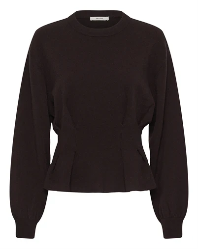 Gestuz - GZManzi Waist Pullover Strik - Ganache
